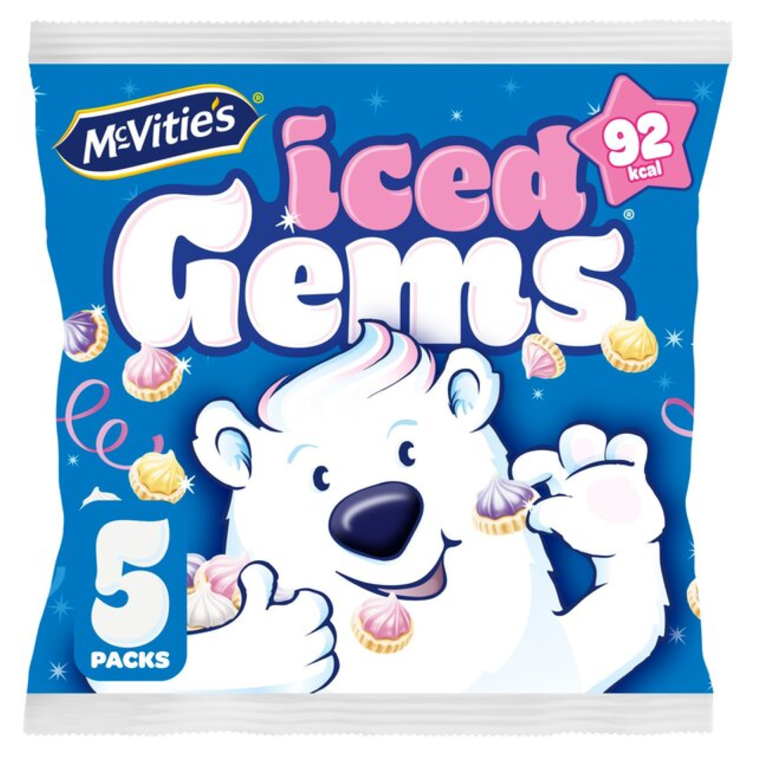 MCVITIES ICED GEMS 25G